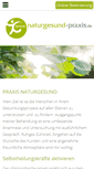 Mobile Screenshot of naturgesund-praxis.de